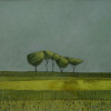 14 Counting Garvock Trees Acrylic pencil on paper 20 x 20cm 220